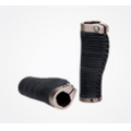 Pure City Ergonomic Leather Grips 3 Speed Grips (Black Tie)